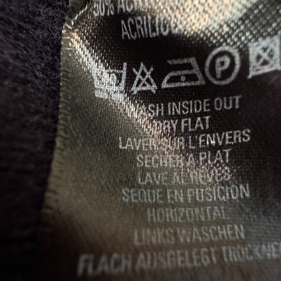 St Michael by Marks & Spencer Merino Wool Cardigan Made in England Dark Navy 14 - Picture 9 of 12